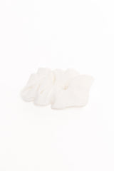 Theodora Scrunchie - White