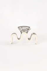 Aimee Hair Clip - White