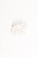 Theodora Scrunchie - White